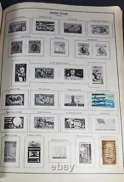 Collection de timbres d'occasion et neufs Album de timbres H. E. Harris US Liberty 1847-1970s