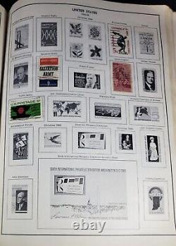 Collection de timbres d'occasion et neufs Album de timbres H. E. Harris US Liberty 1847-1970s