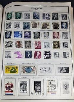 Collection de timbres d'occasion et neufs Album de timbres H. E. Harris US Liberty 1847-1970s