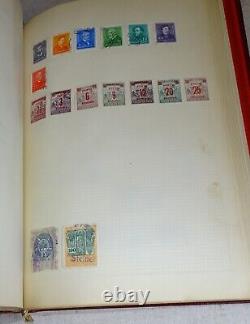 Collection de timbres dans un album (provenant d'une vente de succession) du monde entier, environ 2500 timbres