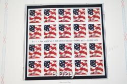 Collection de timbres de 2002-2005 des États-Unis comprenant 47 feuillets en livre dans un album White Ace. Valeur faciale : 250 $ +