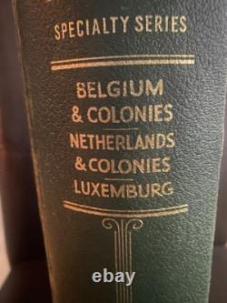 Collection de timbres de Belgique de 1849 dans un album Scott (photos dans la description)