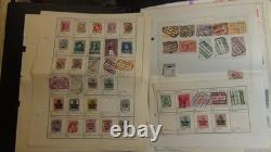 Collection de timbres de Belgique sur 2 pages d’album postal Harris, estimation 2000 timbres
