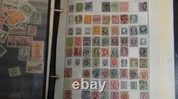 Collection de timbres de Belgique sur 2 pages d’album postal Harris, estimation 2000 timbres