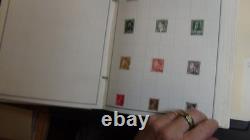 Collection de timbres de Belgique sur 2 pages d’album postal Harris, estimation 2000 timbres
