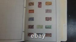 Collection de timbres de Belgique sur 2 pages d’album postal Harris, estimation 2000 timbres