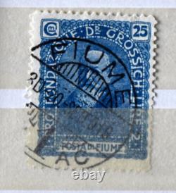 Collection de timbres de Fiume, neufs et usagés, dans un album