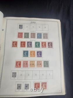 Collection de timbres de France 1862-1978 dans un album Scott, plus de 12 000 $