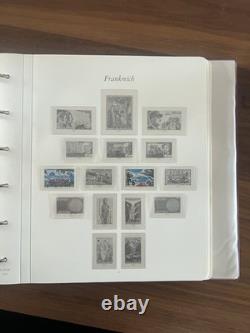 Collection de timbres de France 1950-1970, album Borek d’environ 50 pages, d’occasion