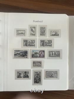 Collection de timbres de France 1950-1970, album Borek d’environ 50 pages, d’occasion