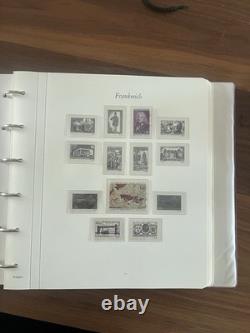 Collection de timbres de France 1950-1970, album Borek d’environ 50 pages, d’occasion