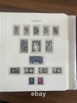 Collection de timbres de France 1950-1970, album Borek d’environ 50 pages, d’occasion