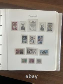 Collection de timbres de France 1950-1970, album Borek d’environ 50 pages, d’occasion