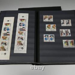 Collection de timbres de France 1991-1999 neufs et oblitérés dans 2 albums
