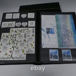 Collection de timbres de France 2007-2012 neufs et oblitérés dans 4 albums