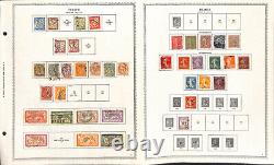 Collection de timbres de France dans un album spécial Minkus, 200 pages, 1976, en bon état