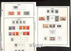 Collection de timbres de France dans un album spécial Minkus, 200 pages, 1976, en bon état