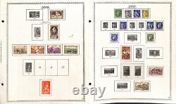 Collection de timbres de France dans un album spécial Minkus, 200 pages, 1976, en bon état