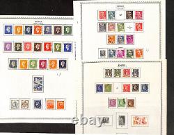 Collection de timbres de France dans un album spécial Minkus, 200 pages, 1976, en bon état