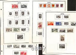 Collection de timbres de France dans un album spécial Minkus, 200 pages, 1976, en bon état