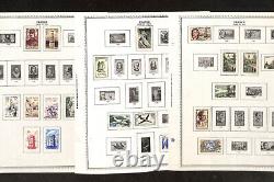 Collection de timbres de France dans un album spécial Minkus, 200 pages, 1976, en bon état