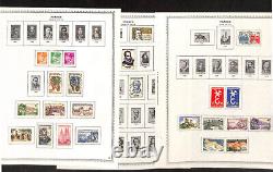 Collection de timbres de France dans un album spécial Minkus, 200 pages, 1976, en bon état