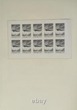 Collection de timbres de Russie MNH ensembles complets 1986-97 dans un album Scott