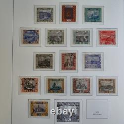 Collection de timbres de Sarre 1920-1959 sur feuilles d'album