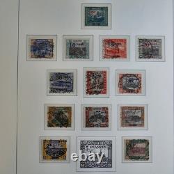 Collection de timbres de Sarre 1920-1959 sur feuilles d'album