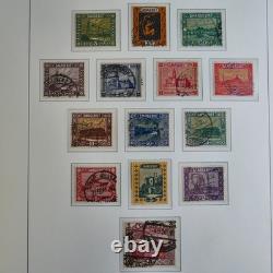 Collection de timbres de Sarre 1920-1959 sur feuilles d'album