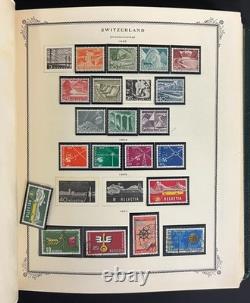 Collection de timbres de Suisse Album spécialisé Scott neufs et oblitérés 1843-1990 ZAYIX