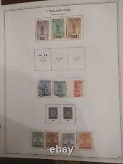 Collection de timbres de Thaïlande Magnifique Plus. 1800 en avant. Qualité et quantité