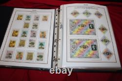 Collection de timbres de Tuvalu 1989-1998 U/m Neuf, Bon État Utilisé, Échantillons Etc Dans un Album
