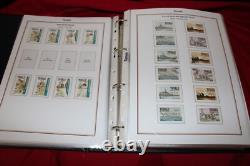 Collection de timbres de Tuvalu 1989-1998 U/m Neuf, Bon État Utilisé, Échantillons Etc Dans un Album