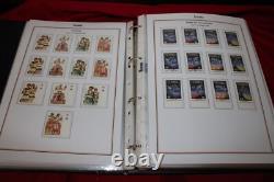 Collection de timbres de Tuvalu 1989-1998 U/m Neuf, Bon État Utilisé, Échantillons Etc Dans un Album