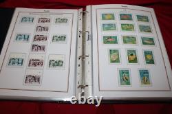 Collection de timbres de Tuvalu 1989-1998 U/m Neuf, Bon État Utilisé, Échantillons Etc Dans un Album