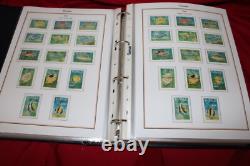 Collection de timbres de Tuvalu 1989-1998 U/m Neuf, Bon État Utilisé, Échantillons Etc Dans un Album