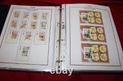 Collection de timbres de Tuvalu 1989-1998 U/m Neuf, Bon État Utilisé, Échantillons Etc Dans un Album