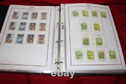 Collection de timbres de Tuvalu 1989-1998 U/m Neuf, Bon État Utilisé, Échantillons Etc Dans un Album