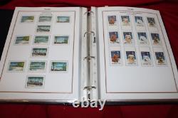 Collection de timbres de Tuvalu 1989-1998 U/m Neuf, Bon État Utilisé, Échantillons Etc Dans un Album