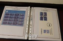 Collection de timbres de Tuvalu 2005-2008 U/m Neuf, Bon État Utilisé, Feuilles Etc Dans Album