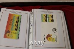 Collection de timbres de Tuvalu 2009-2010 U/m Neuf, Feuilles Etc Dans un Album