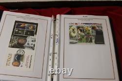 Collection de timbres de Tuvalu 2009-2010 U/m Neuf, Feuilles Etc Dans un Album