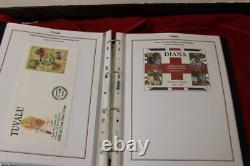 Collection de timbres de Tuvalu 2009-2010 U/m Neuf, Feuilles Etc Dans un Album