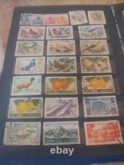 Collection de timbres de boutique exceptionnelle dans un beau classeur des années 1900 et suivantes