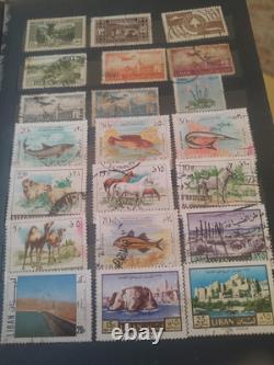 Collection de timbres de boutique exceptionnelle dans un beau classeur des années 1900 et suivantes