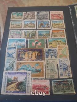 Collection de timbres de boutique exceptionnelle dans un beau classeur des années 1900 et suivantes