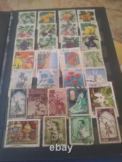 Collection de timbres de boutique exceptionnelle dans un beau classeur des années 1900 et suivantes