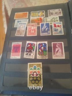 Collection de timbres de boutique exceptionnelle dans un beau classeur des années 1900 et suivantes