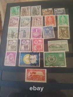 Collection de timbres de boutique exceptionnelle dans un beau classeur des années 1900 et suivantes